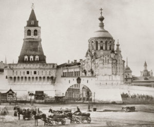 Афонская Пантелеимоновская часовня в Москве. Фотография 1880-х гг. 
